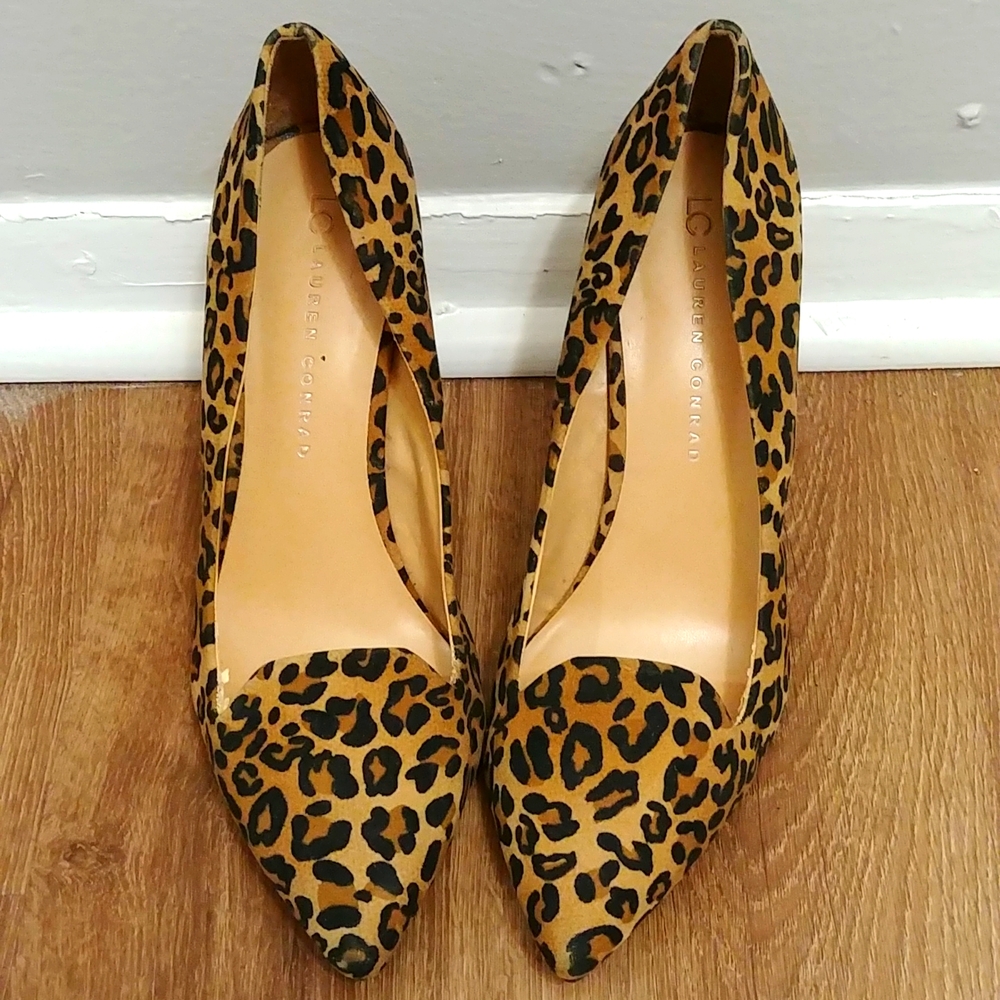 Cheetah print high heels